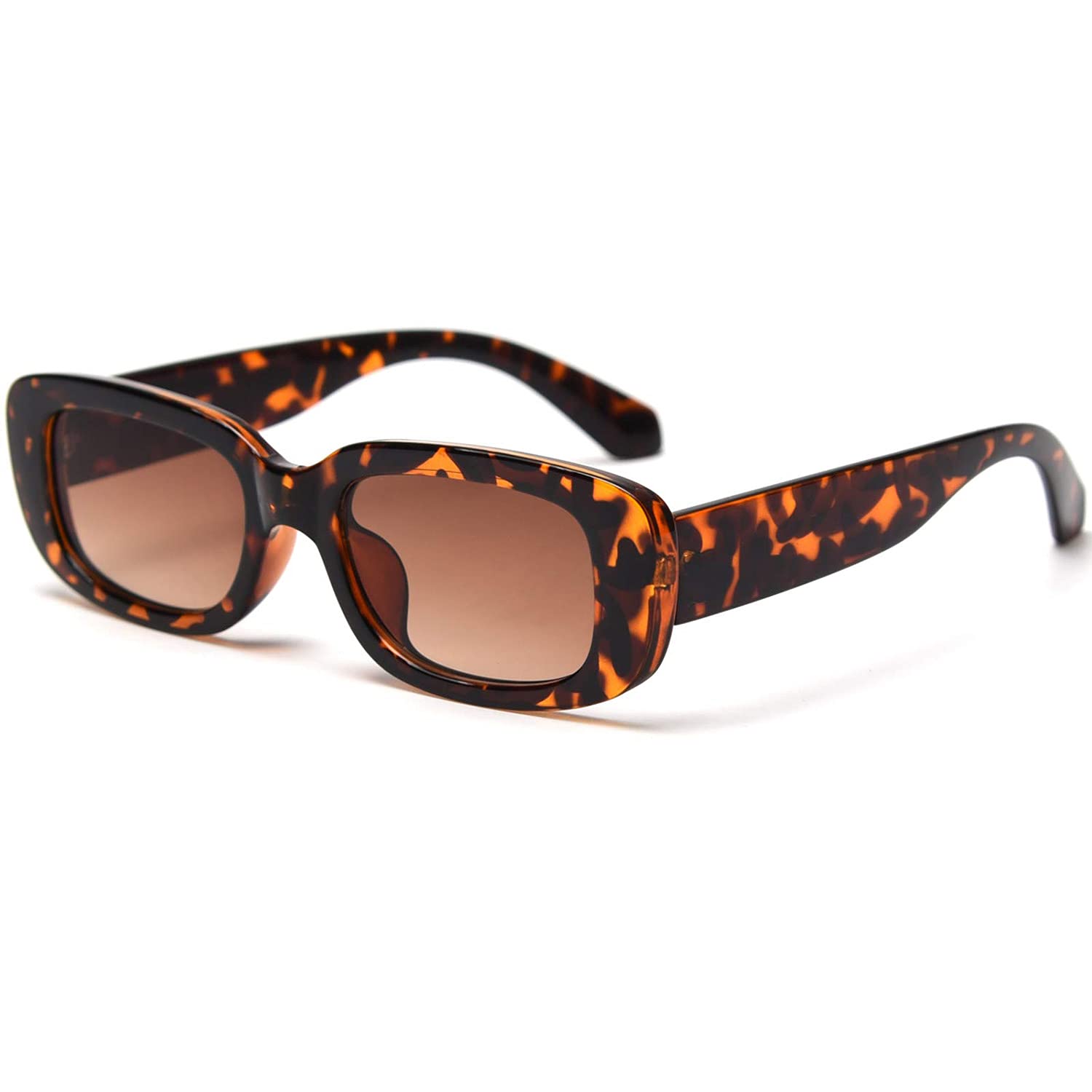 400 プロテクション 長方形 サングラス レディース メンズ レトロ 90年代 ヴィンテージ ファッション ナロー スクエア サングラス 16123(4.0)