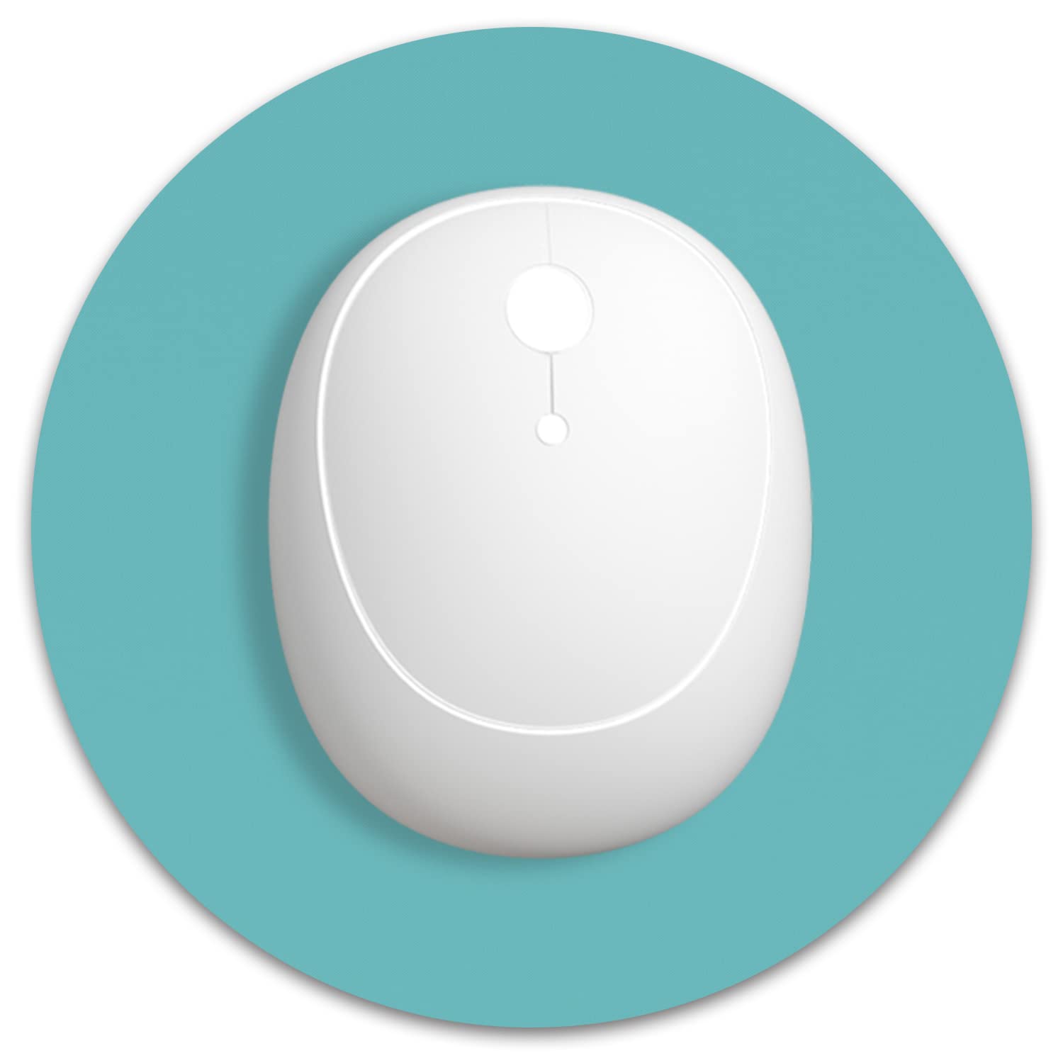 マウスパッド スモール ラウンド マウスパッド 6 6インチ ノンスリップラバーベース 防水マウスマット ..