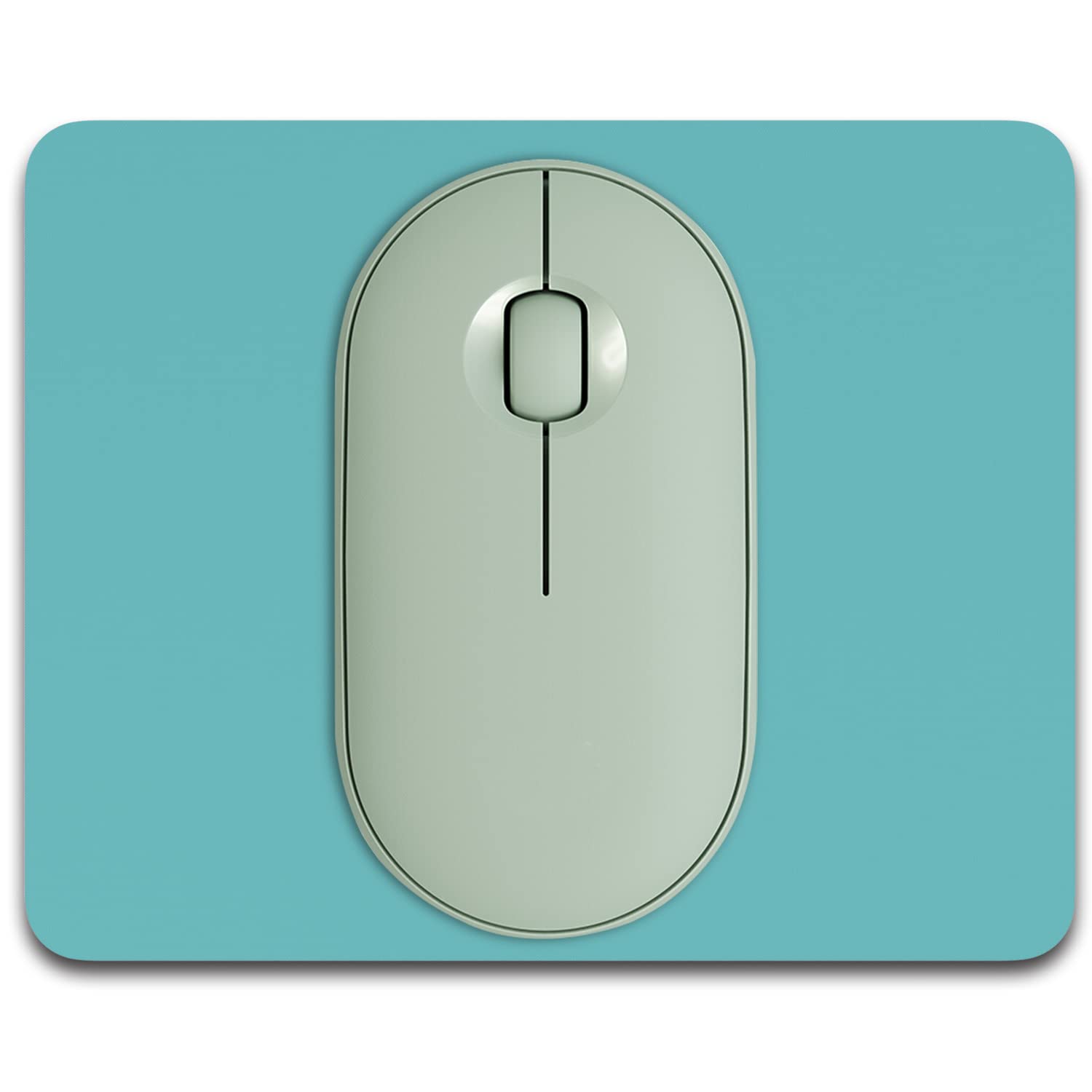 マウスパッド 小型マウスパッド 5 6インチ 滑り止めゴムベース 防水マウスマット ミニマウスパッド レ..