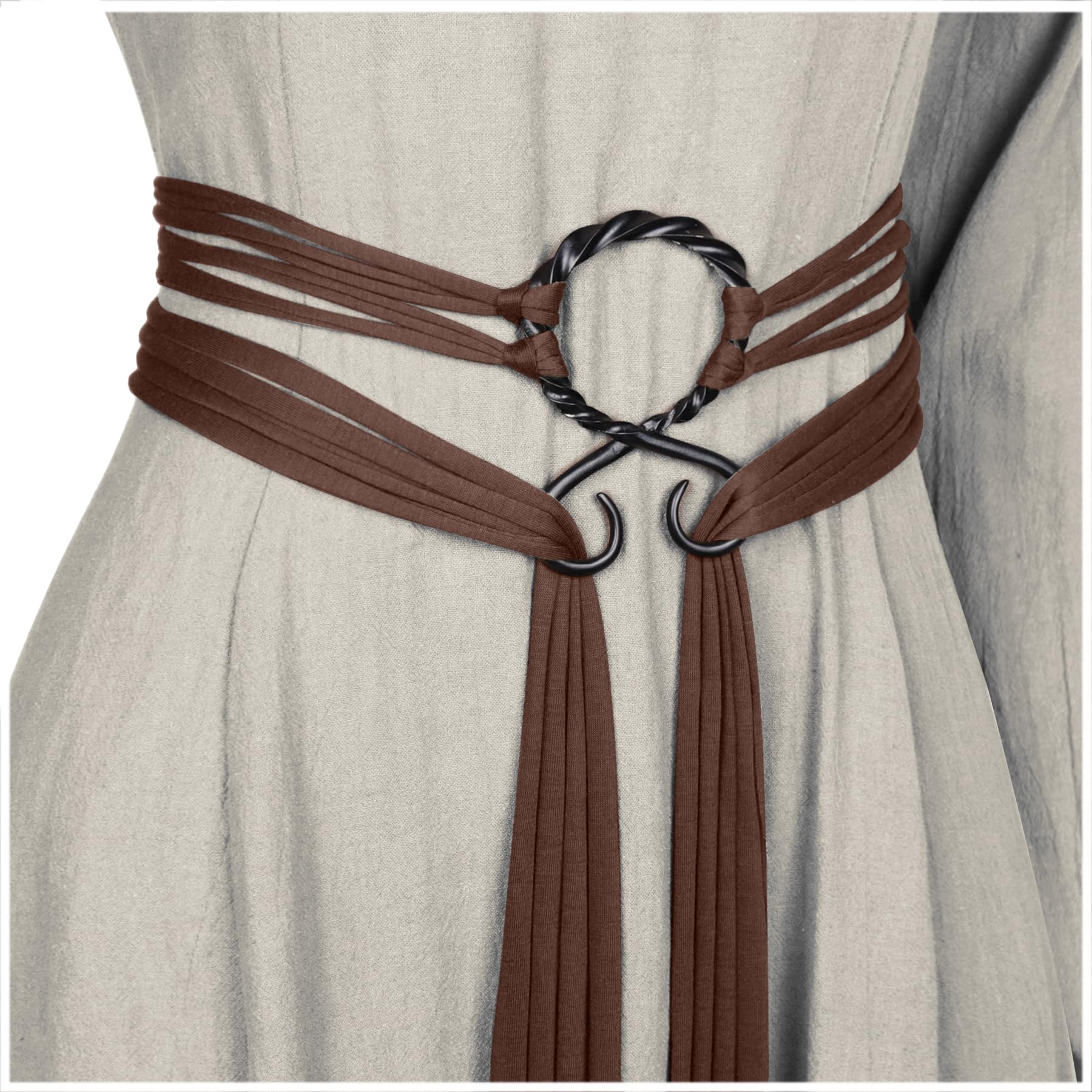 ' バイキングトロールクロスロープベルト中世北欧魔女ベルトルネッサンス異教徒アクセサリー