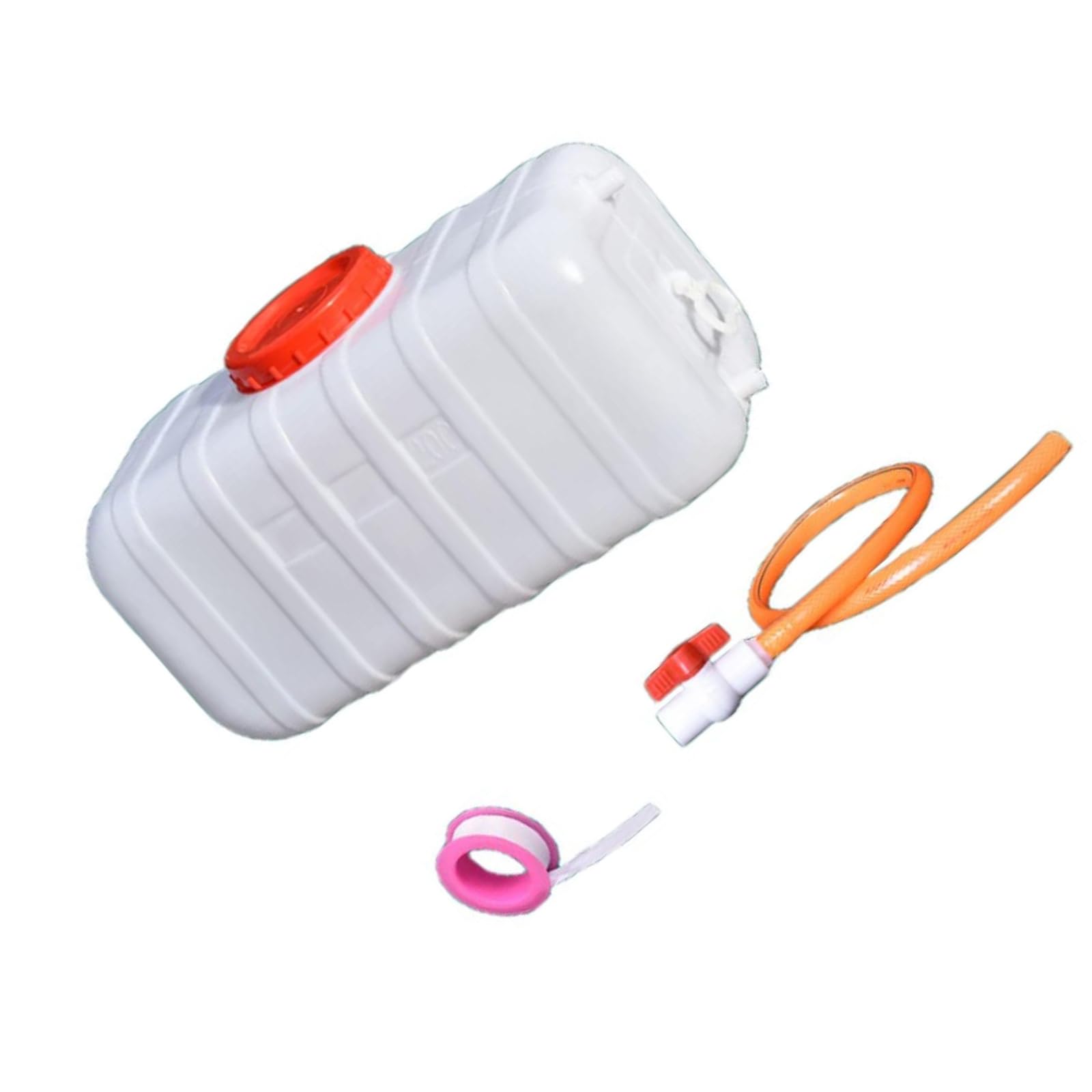 ウォータータンク 大容量 ウォータータンク 家庭用水用 ハイキング狩り アウトドア 自動運転ツアー 防災 避難用 水タンク 車の水タンク 水バケツ 角型給水塔 貯水タンク ホワイト 75L