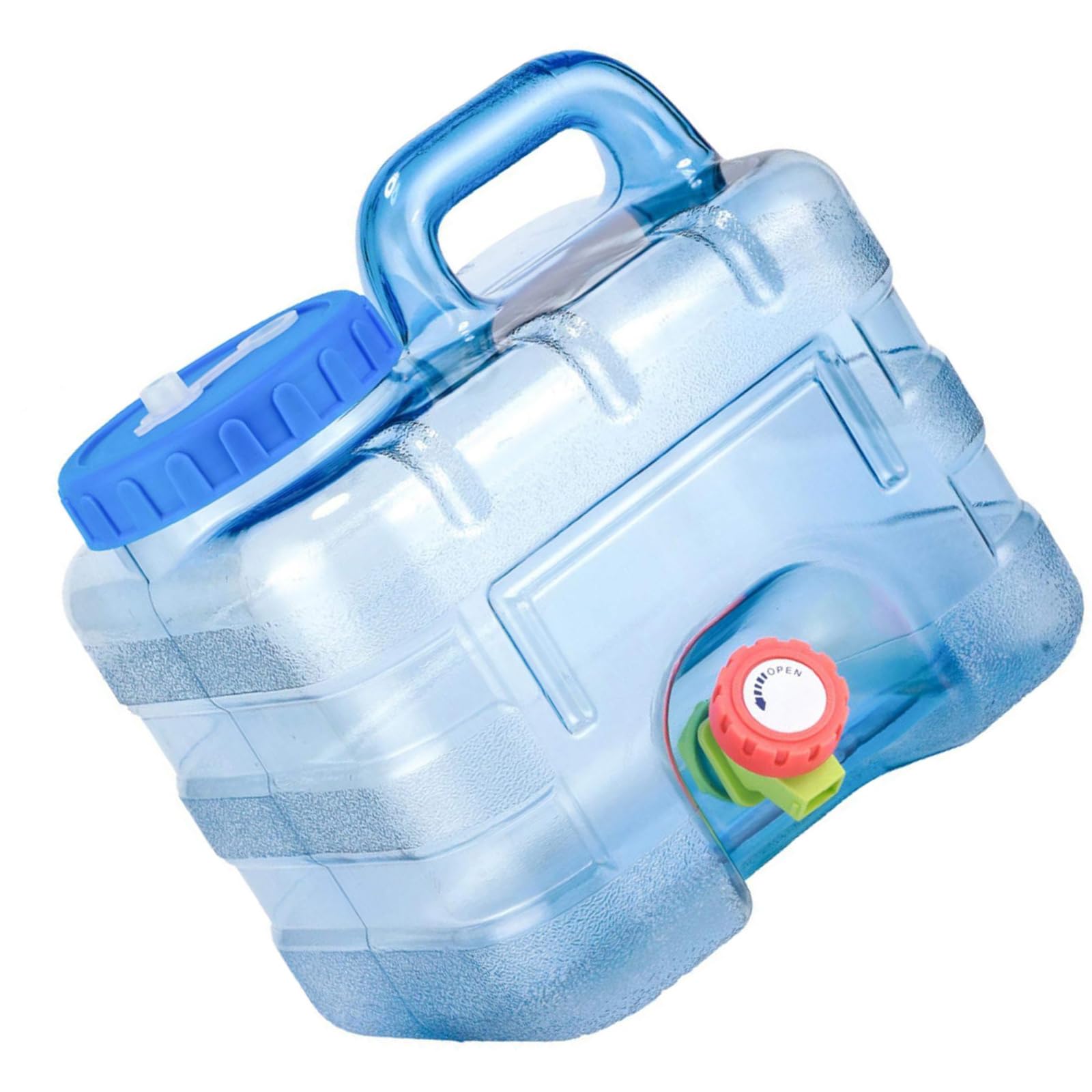 ウォータータンク ウォッシャブルタンク 水タンク 7 5L 蛇口式コック付 PC 水缶 プラスチック 断水時に活躍 大容量 繰り返し使用 持ち運び便利 防災 キャンプ アウトドア 釣り 車載貯水タンク bbq ピクニッ用