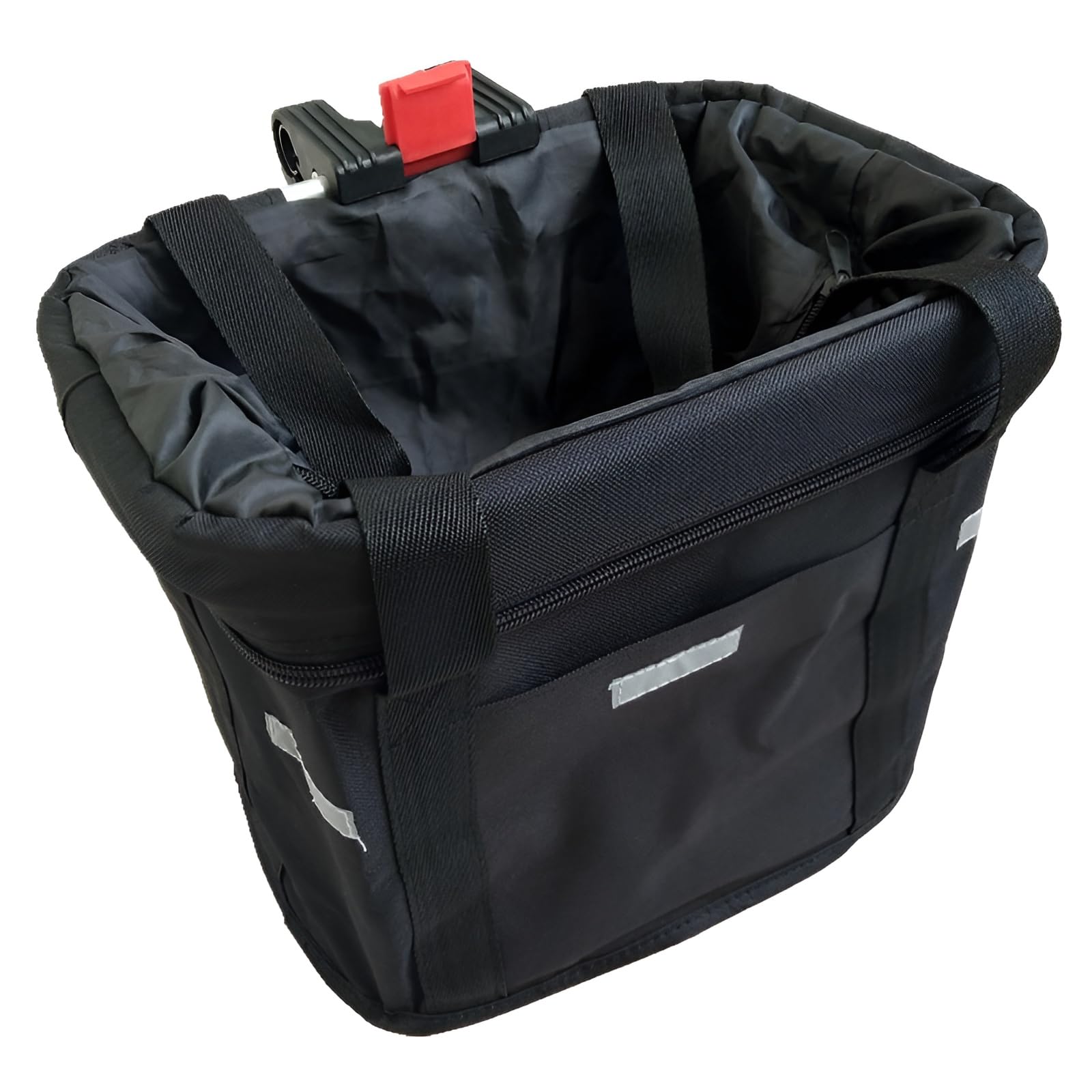 フロントバスケット 自転車カゴ 折りたたみ自転車用カゴ 防水帆布バスケット 耐荷重10kg 脱着簡単 マウンテンバイク対応 手提げ エコとしても使用 快適な通勤用