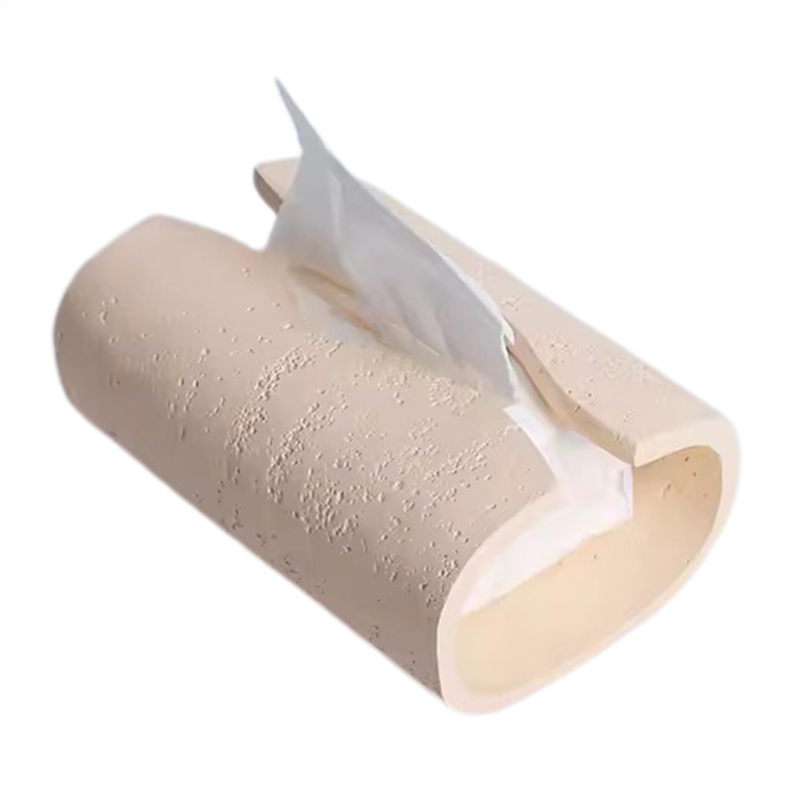 ティッシュボックスオーガナイザー - モダンな装飾ティッシュペーパーディスペンサー - 模造トラバーチ..