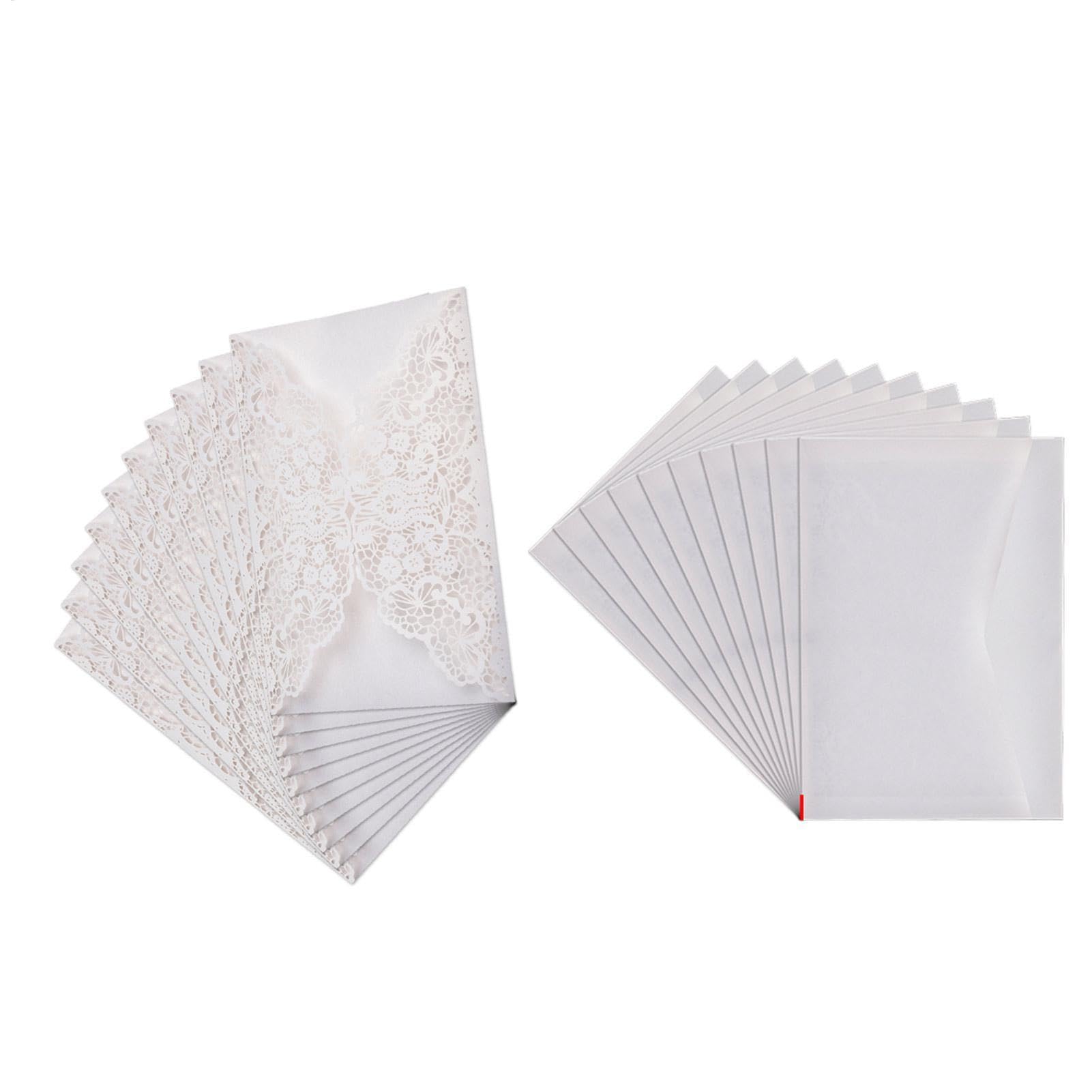 結婚式の招待状 - 彫刻レース付きのパーティー招待状カード|レトロレーザーカットウェディングカード、..