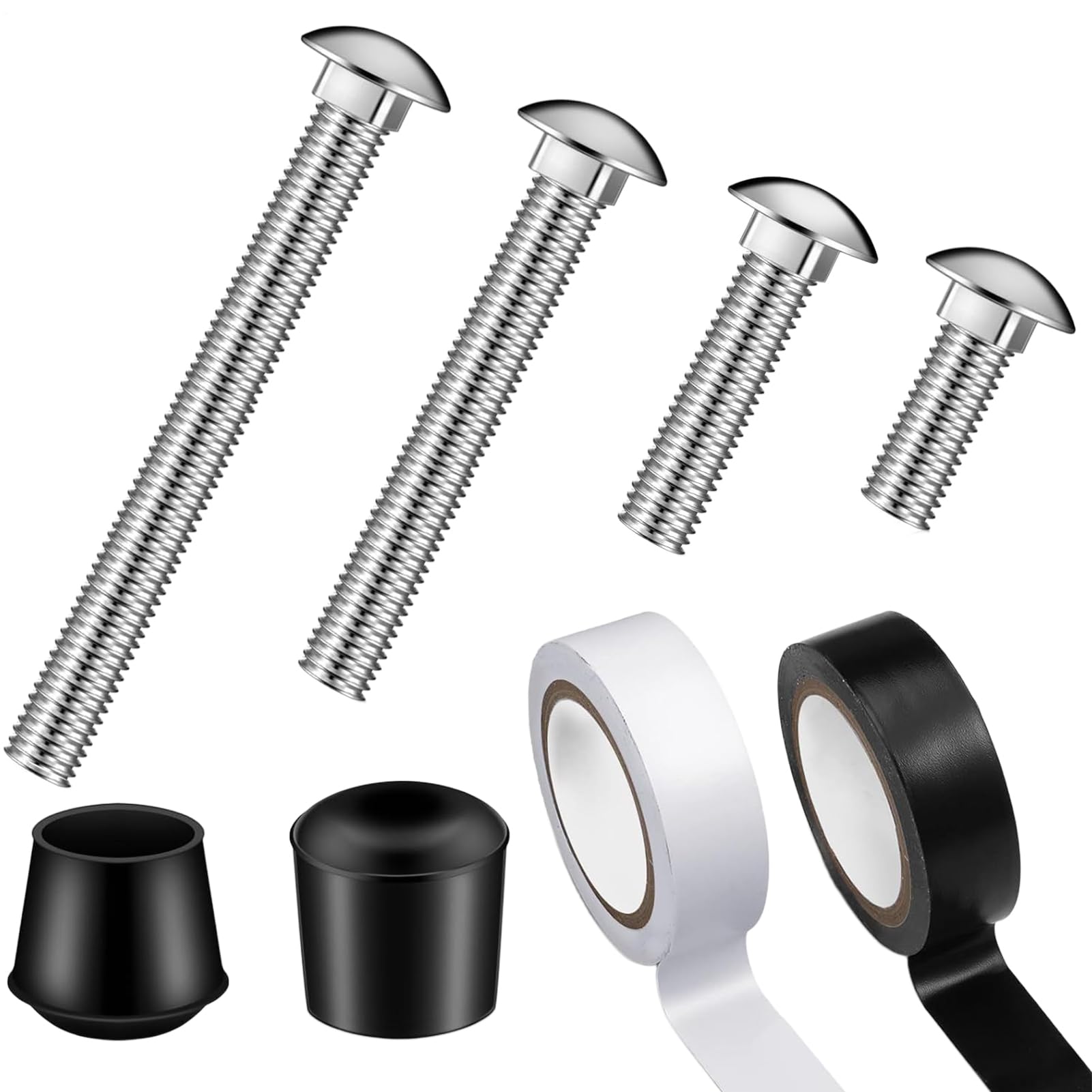 カラーガード用ウェイトセット,旗竿端キャップチップ - 強化型フラッグポールアクセサリー イベントや..