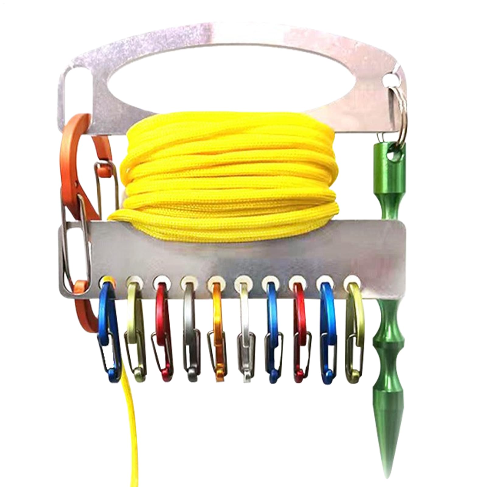 トラウト用ストリンガー | 魚ホルダーロック,ステンレス製 フィッシング ポータブル ロック ストリンガ..