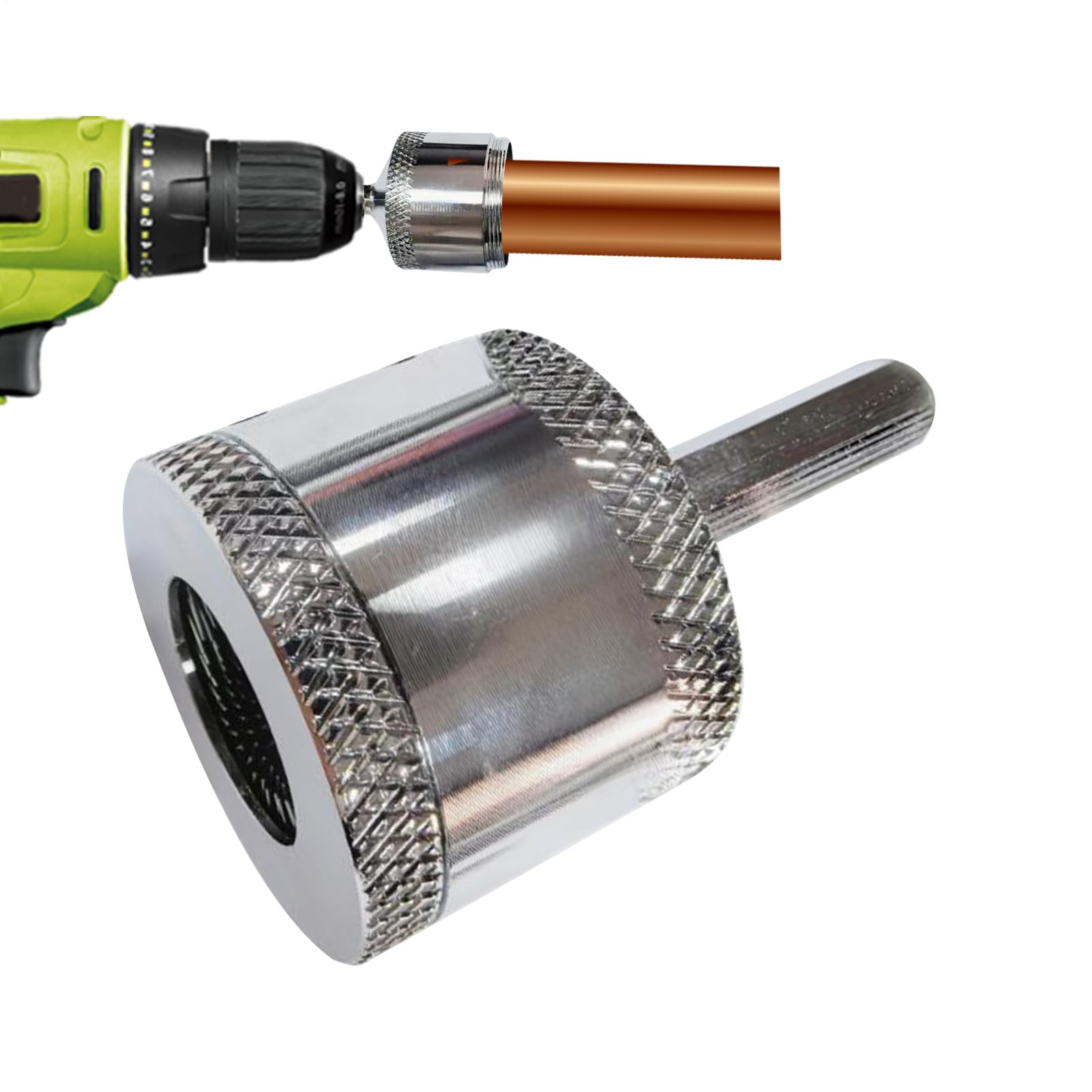 ドリル用銅パイプクリーナー | チューブとステンレススチールワイヤーボアブラシ | 真鍮ブラシ付きツール 配管 はんだ付け 工業用 プロ用 配管工