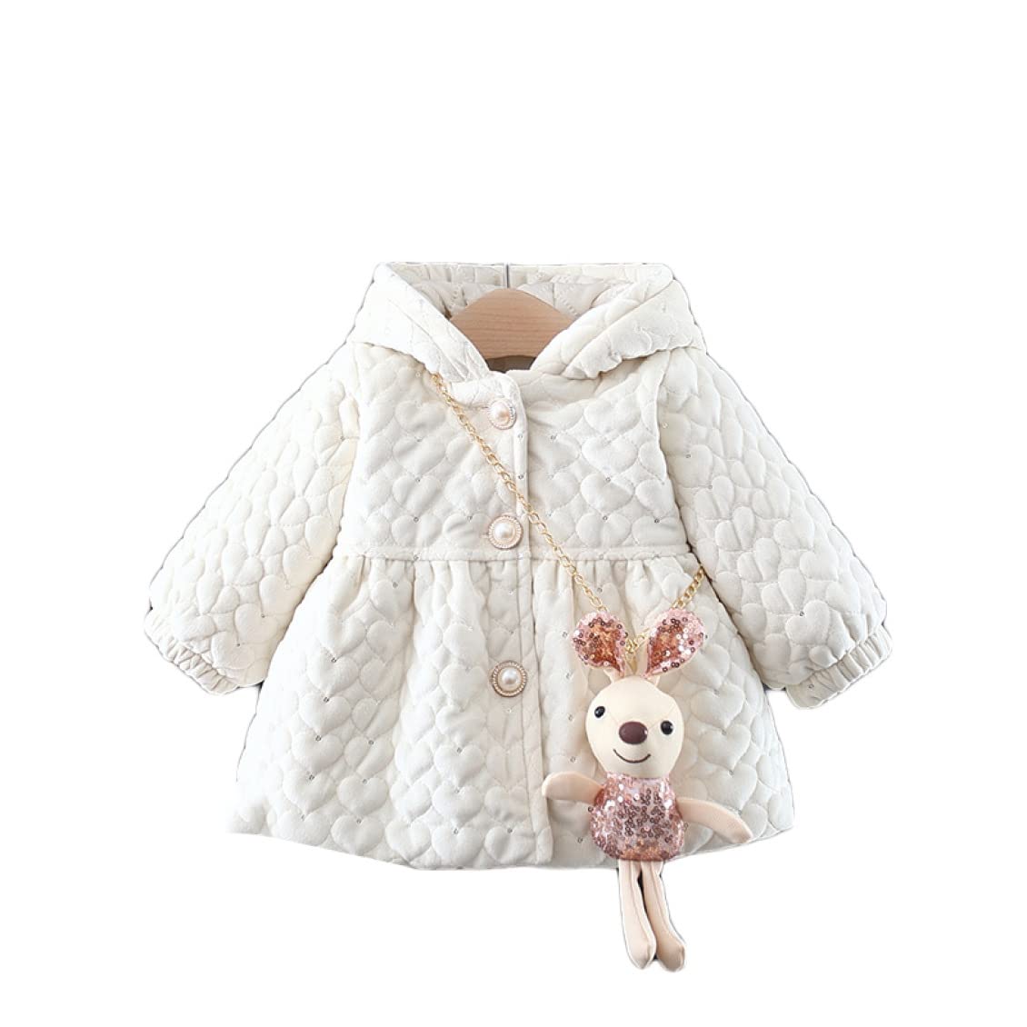 楽天H＆B JAPANプリンセス 子供 ダウンコート キッズ アウター ダウンジャケット ダウン キッズ 子供服 上着 男の子 女の子 女の子 秋冬 通園 子供服 コート 暖かい 秋冬 アウトドア 冬用 あったか 保育所 かわいい 防寒 防風 フード付