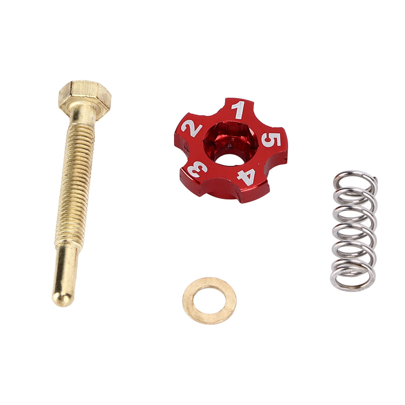 空気燃料混合ねじ 、金属キャブレターネジの高強度アイドルスピードアジャスタースクリュー実用的なオリジナルのオートバイ用標準耐酸化性空燃比ス自動車交換部品