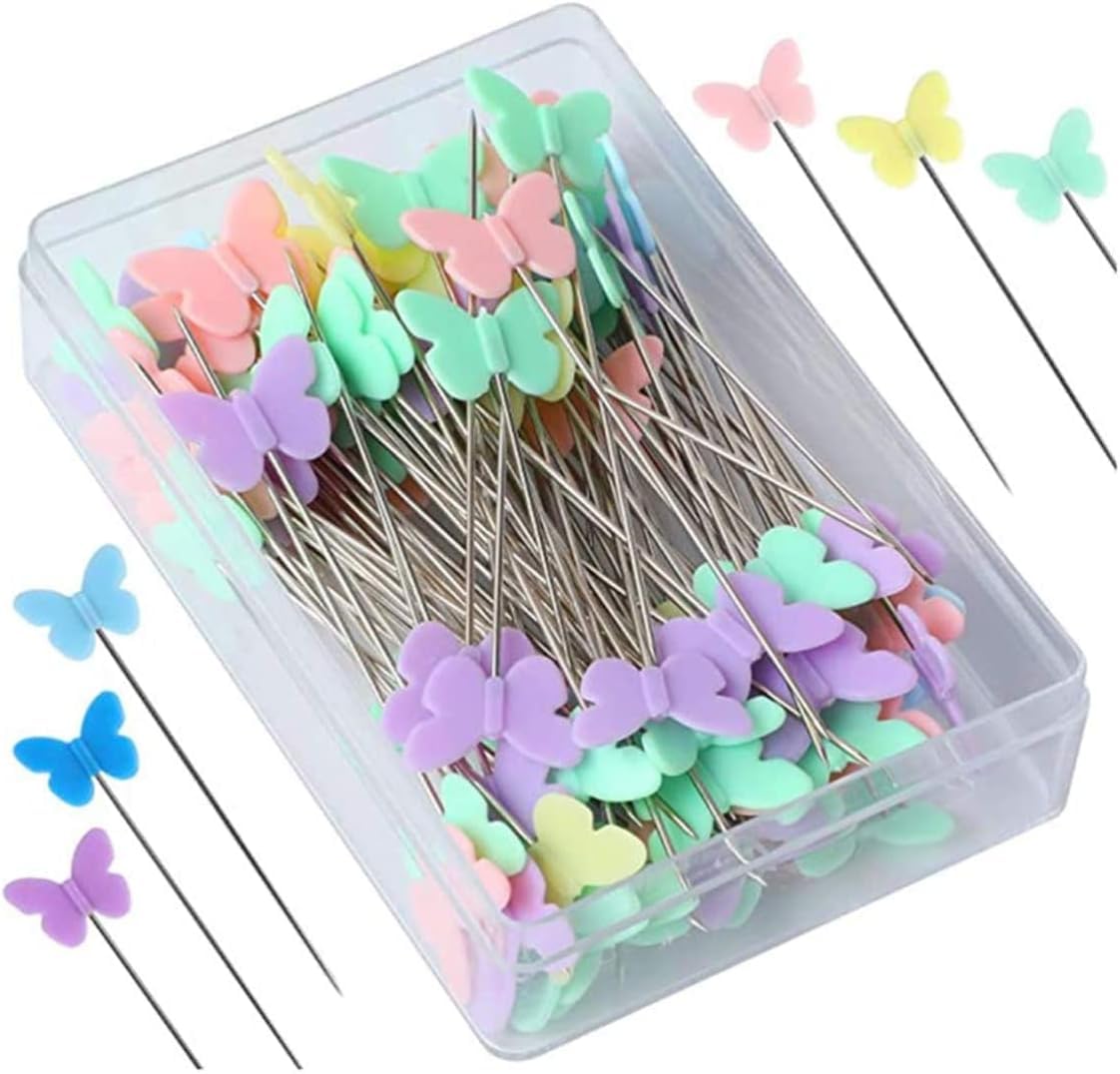 まち針 待ち針 洋裁用ピンまち針 ミシンステッチ縫いステッチ位置針固定 針刺し針山 縫製ピン DIY用 手..