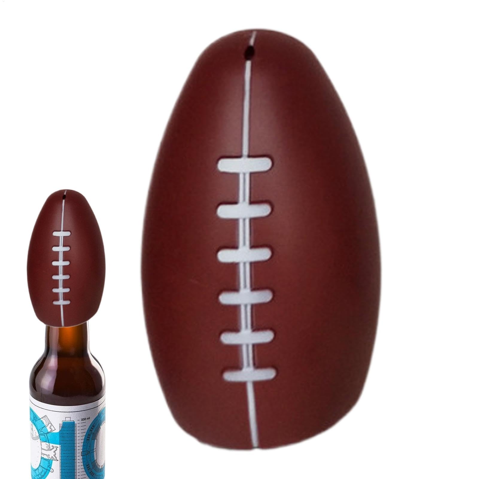 HB JAPAN㤨Push Down Bottle Opener, Football Shape Opener, Portable Bottle Opener, Push Down Cap Remover, Automatic Bottle Opener, Creative Cap Opener for Corkscrew Lid (ABS, Stainless SteelפβǤʤ5,431ߤˤʤޤ