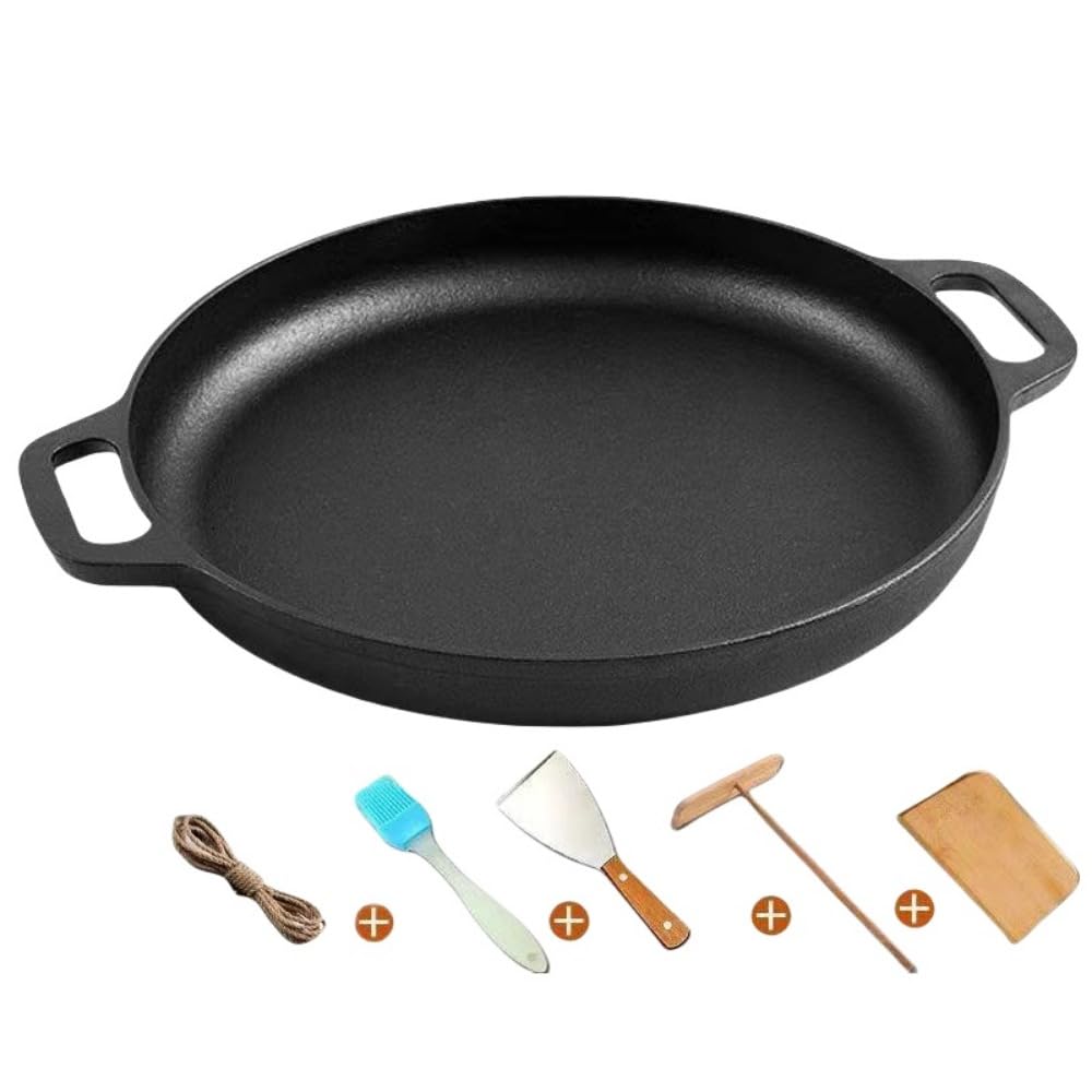 鋳鉄厚揚げピクニックスキレット揚げ餃子水餃子業務用両耳丸鍋ホットケーキフライパン肉オールインワン..