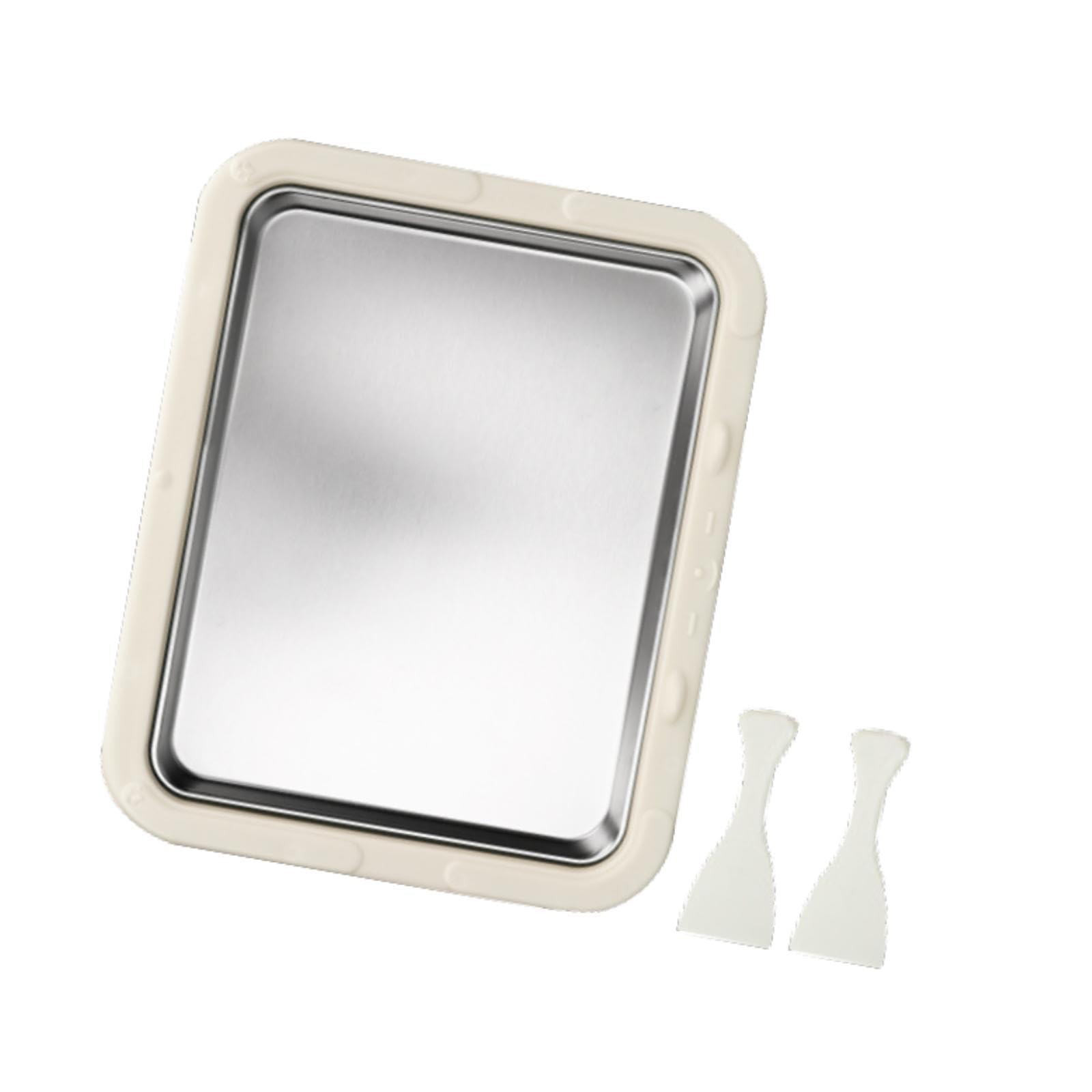 アイスクリームメーカー 自家製アイスクリームパン ステンレススチール フローズンヨーグルトロールト..