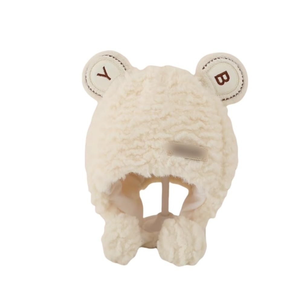 [] 帽子、子供用帽子、暖かい帽子、漫画のプルオーバーハット、男の子と女の子向けのユニバーサル、ひさし付きキャップ、かわいい子犬柄の帽子