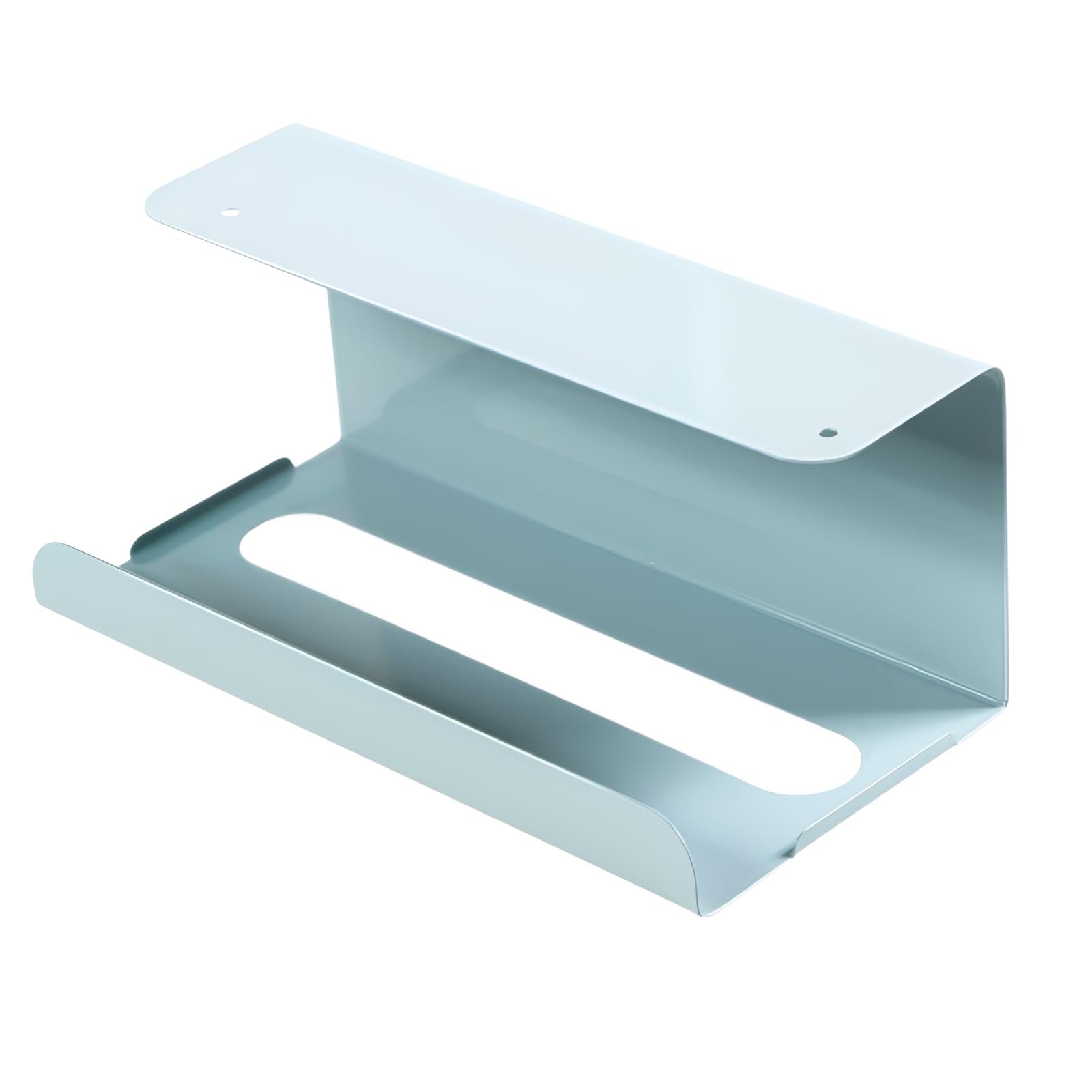 【鉄製ティッシュスタンド】 ドリルなしペーパーホルダー キャビネットドア用 モダンデザイン 省収納 ..