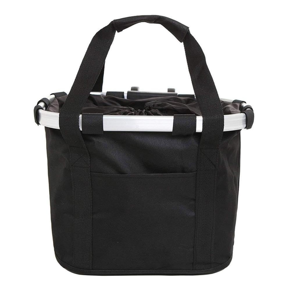 折りたたみ自転車かご 前かご 取り外し可能 防水 大容量 ハンドとして使用可能 軽量アルミフレーム 通勤 ショッピング キャンプ向け マウンテンバイク対応 便利