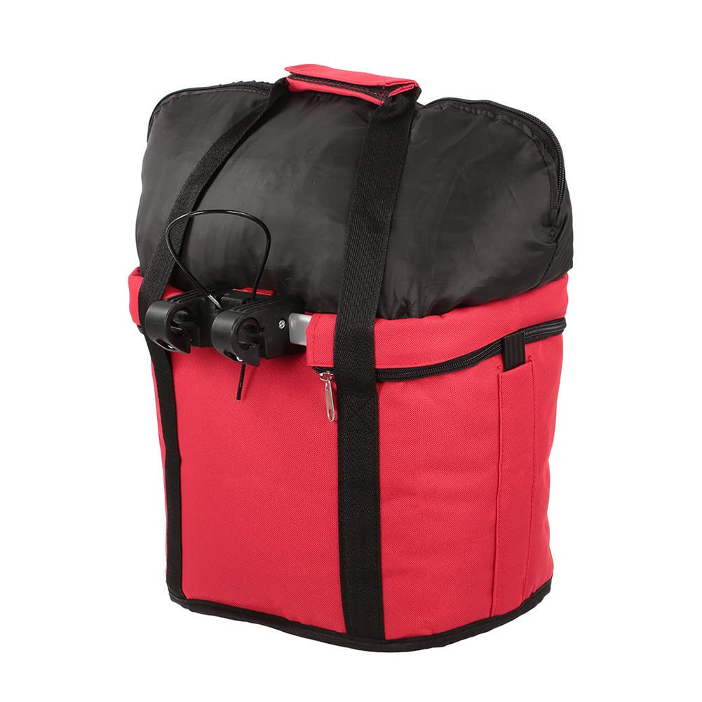 自転車かご 前かご 脱着式 自転車用バスケット 折りたたみカゴ ンドルバー用バスケット 取り付け簡単 ハンドル付き 携帯可能 ショッピングバッグ ペットケージ 収納用 通勤 ショッピング マウンテンバイク クロスバイク アウトドア向け マウンテンバイク/クロスバイクに対応