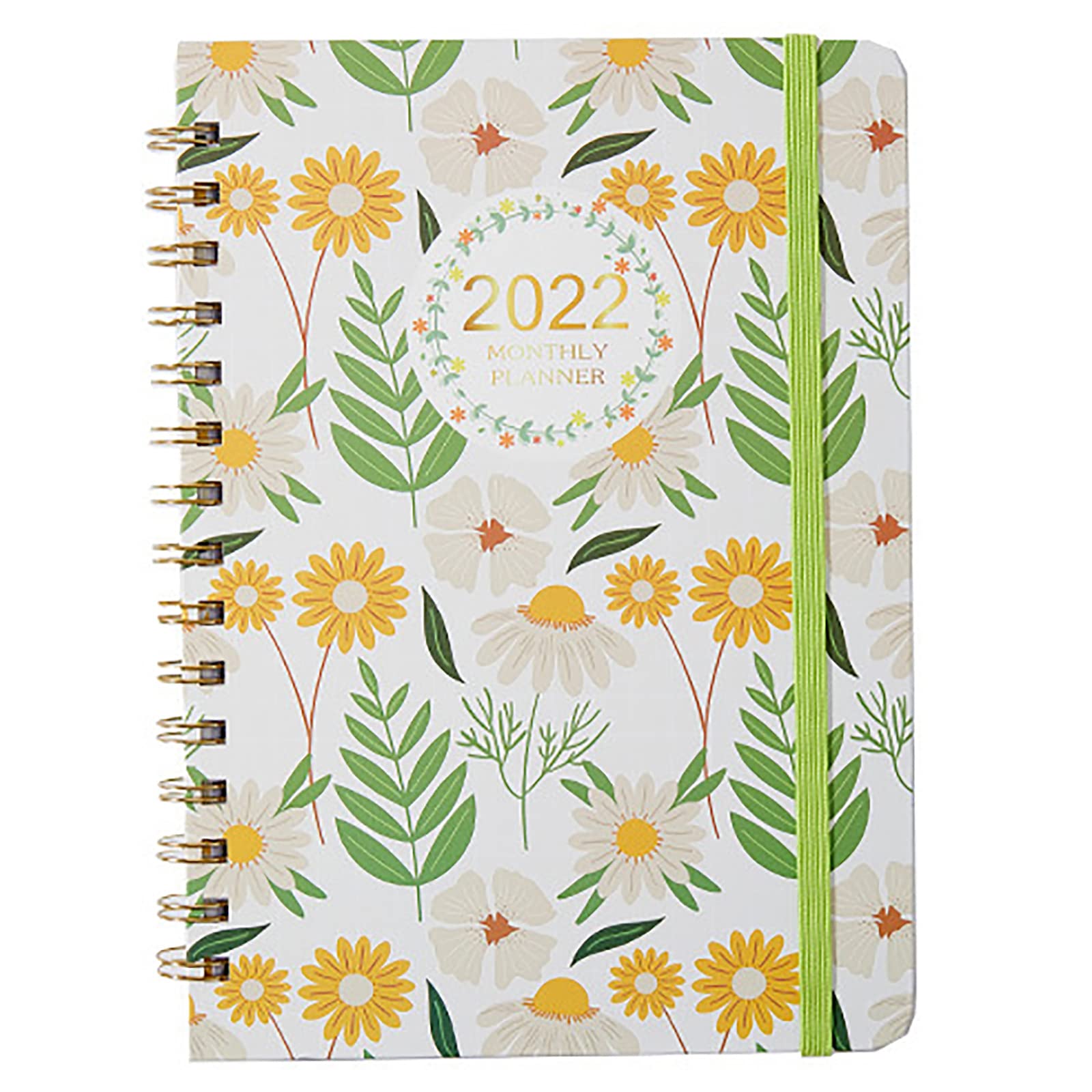 2022年 スケジュール帳 日記帳 スケジュールノート 2022年1月始まり プランナー ダブルループリングノ..