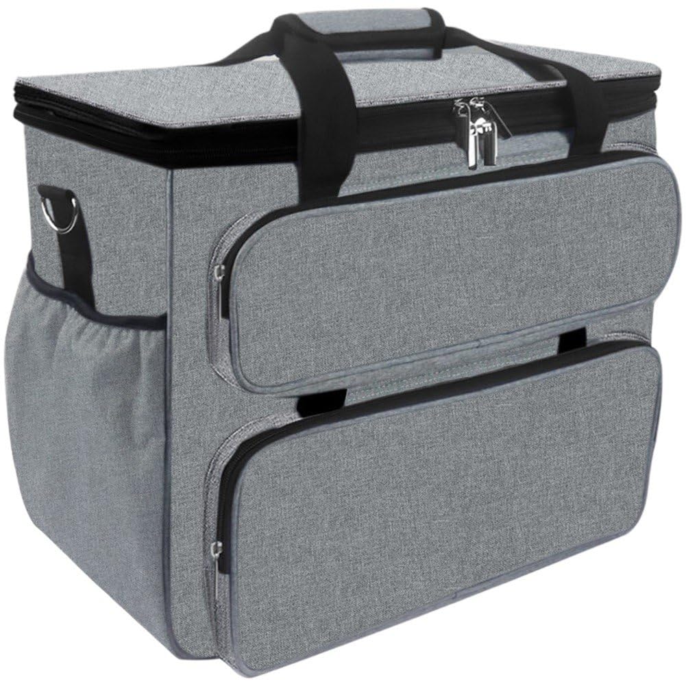 ミシンキャリーバッグ ミシン収納バッグ 大容量 多機能 裁縫道具もまとめて収納 ほとんどのミシン用ア..