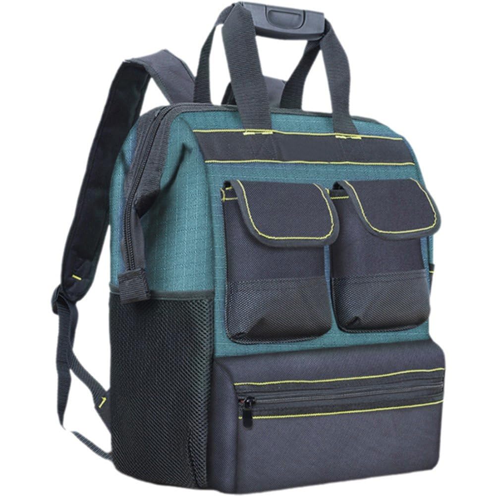 バックパック ツールバッグ 高耐久 多機能 大容量 調節可能 キャリア収納バッグ 電気技師 配管工 ケーブル修理工用