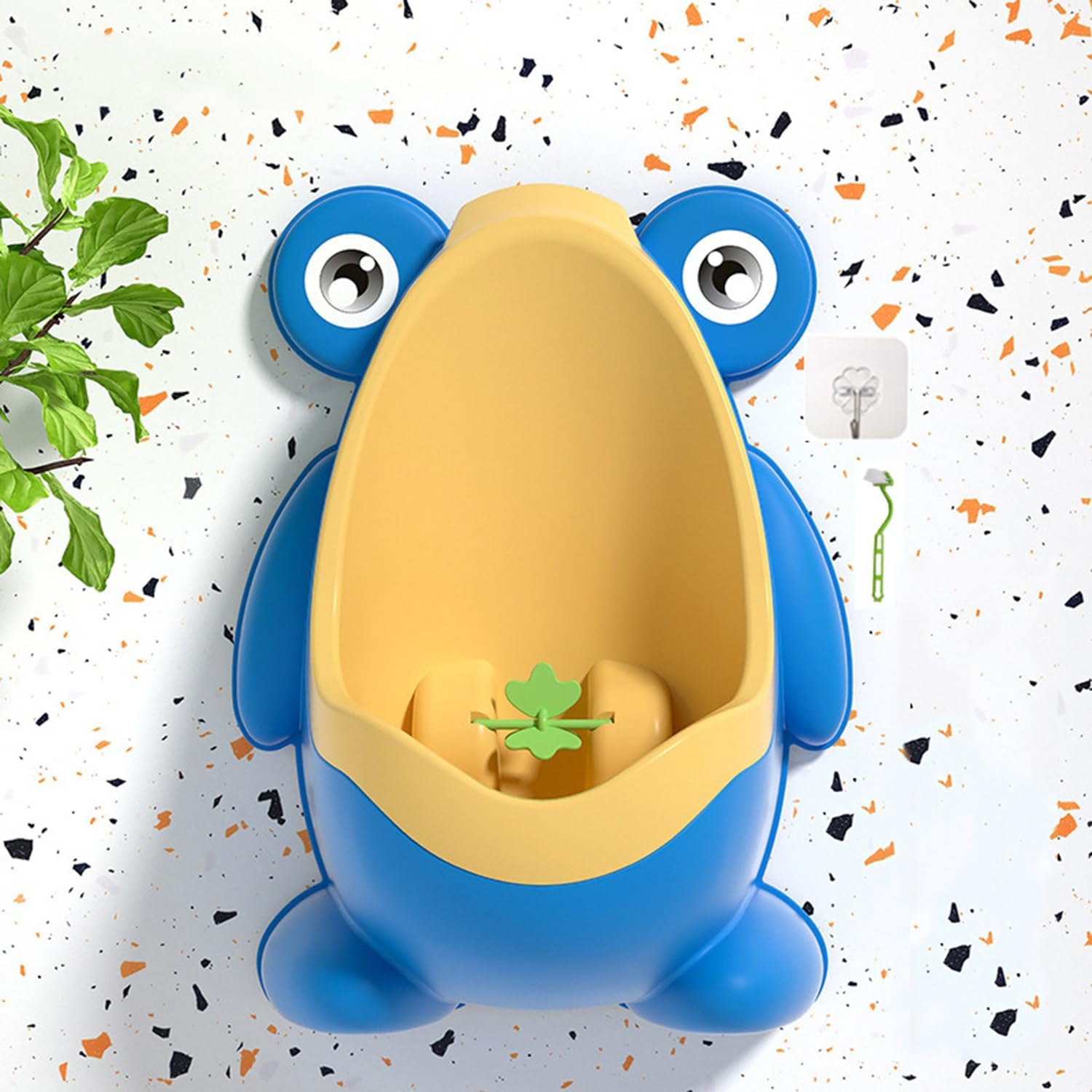 カエルのおしっこトレーニング、面白い狙いを定めた男の子のためのかわいいトイレトレーニング器、幼児..