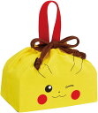ピカチュウフェイス ポケモン ランチボックス 弁当箱入れ 巾着袋 KB7 キャラクターグッズ ランチ巾着 子供用 お弁当箱入れ