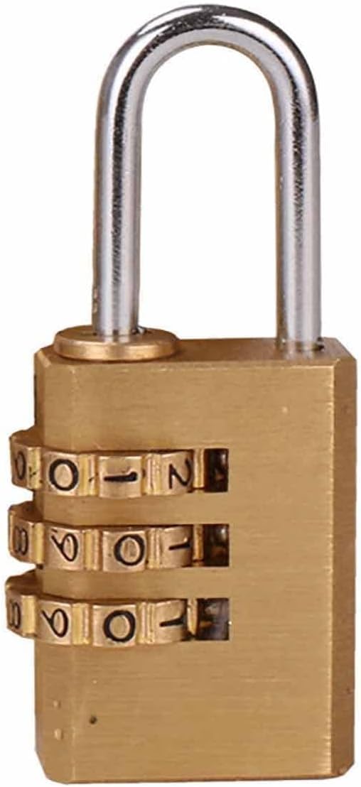 南京 錠 3桁ダイヤル式 ロック 防水 防犯用 盗難防止 南京錠 荷物スーツケース ジッパー袋 ハンドバッ..