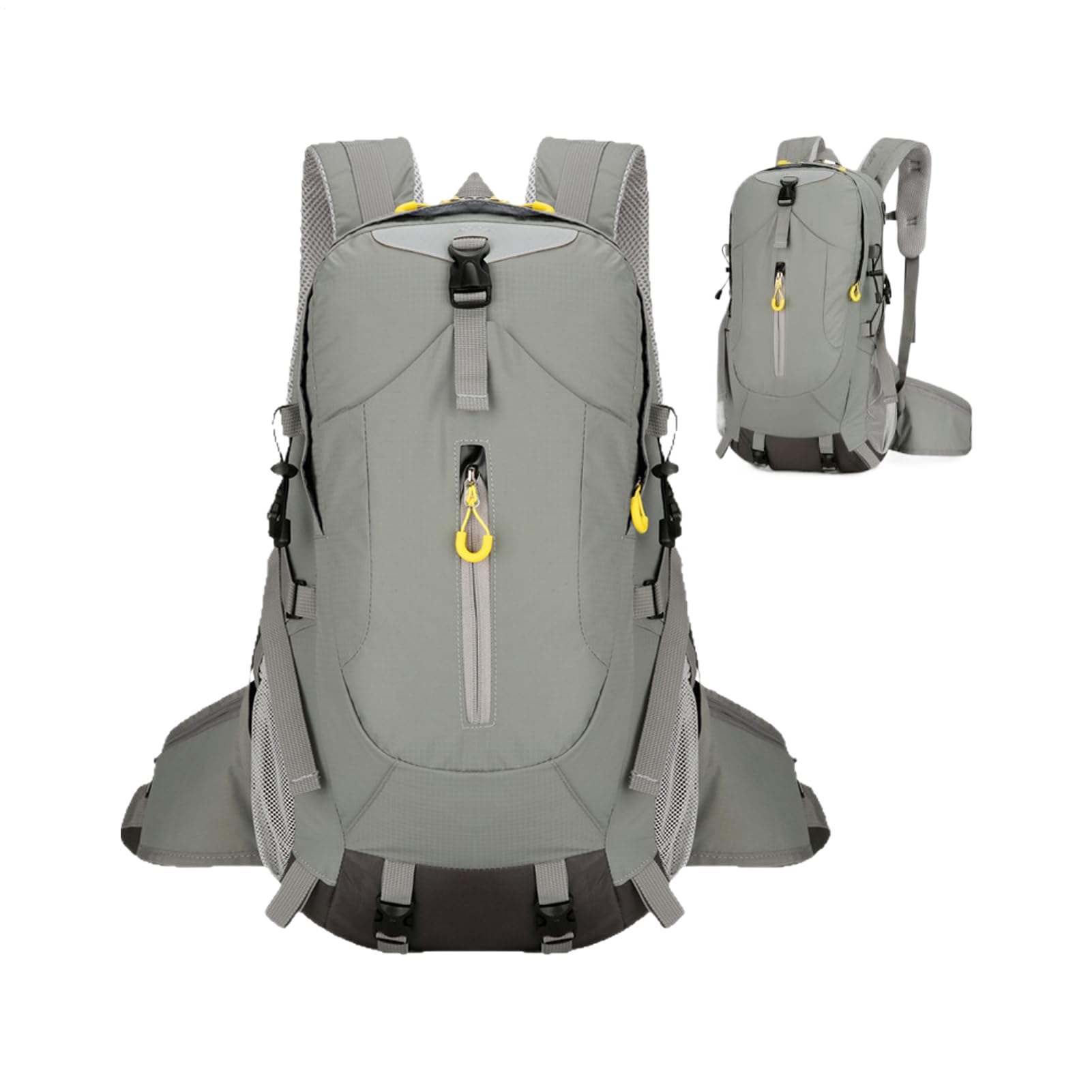 Rakuten - ハイキング バックパック リュックサック 25L 大容量 軽量 撥水加工 多機能 登山リュック スポーツバッグ 通気性 エルゴノミック設計 ウエストベルト付き キャンプ アウトドア 釣り サイクリング ウォーキング 旅行 メンズ レディース