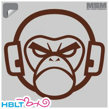 ǥ  MSM ߥ륹ڥå󥭡 MSM LOGO /ߥ꥿꡼ DECAL MIL-SPEC MONKEY