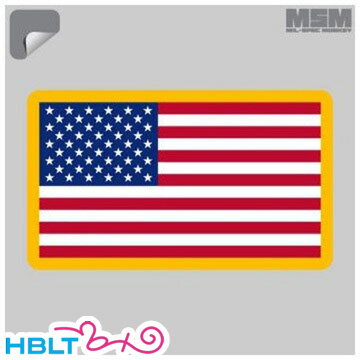 ミルスペックモンキー US FLAG DECAL