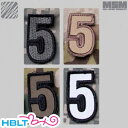 パッチ MSM ミルスペックモンキー Tac Numbers 5(刺繍) /ベルクロ パッチ ワッペン ミリタリー 数字 ナンバー サバゲ 装備 MIL-SPEC MONKEY サバゲー(3)