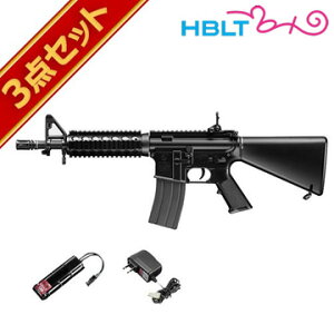 フルセット 東京マルイ M4 CRW HC ハイサイクル電動ガン バッテリー 充電器セット /電動 エアガン サバゲー 銃