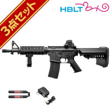 楽天HBLTフルセット 東京マルイ M4 CQB-R ブラック 次世代電動ガン バッテリー 充電器セット /電動 エアガン サバゲー 銃