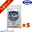 競技専用の0.25g BB弾 商品説明 競技専用の0.25g BB弾 【セット内容】 BB弾 0.25g（約950発） x 5 メーカー希望小売価格はメーカーカタログに基づいて掲載しています JAN 4952839190543 / (旧JAN) 4952839190185ご注意事項 ●安全性の注意点 ●製品説明書をよく読んで取扱下さい。●エアガン・モデルガンは周囲の状況を確かめながら人や車が通らない場所で遊びましょう。●銃の形をしているものを持ち運ぶ場合は、誤解や恐怖を与えないようにケースやバッグをお使い下さい。●小さい子供やマナーの知らない人に触らせないようにしましょう。●BB弾は跳ね返りますので必ずゴーグルを着用しましょう。●人や動物に銃口を向けたり発射してはいけません。●絶対に銃口を覗いてはいけません。