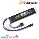 G-FORCE リポバッテリー Noir SUPPRESSION 7.4V 500mAh 40C ハンドガン 40C /ジーフォース BEC(JST)コネクタ GFG931 ノワール サプレッション LiPo Li-Po 充電式 電池 サバゲー 電動ガン