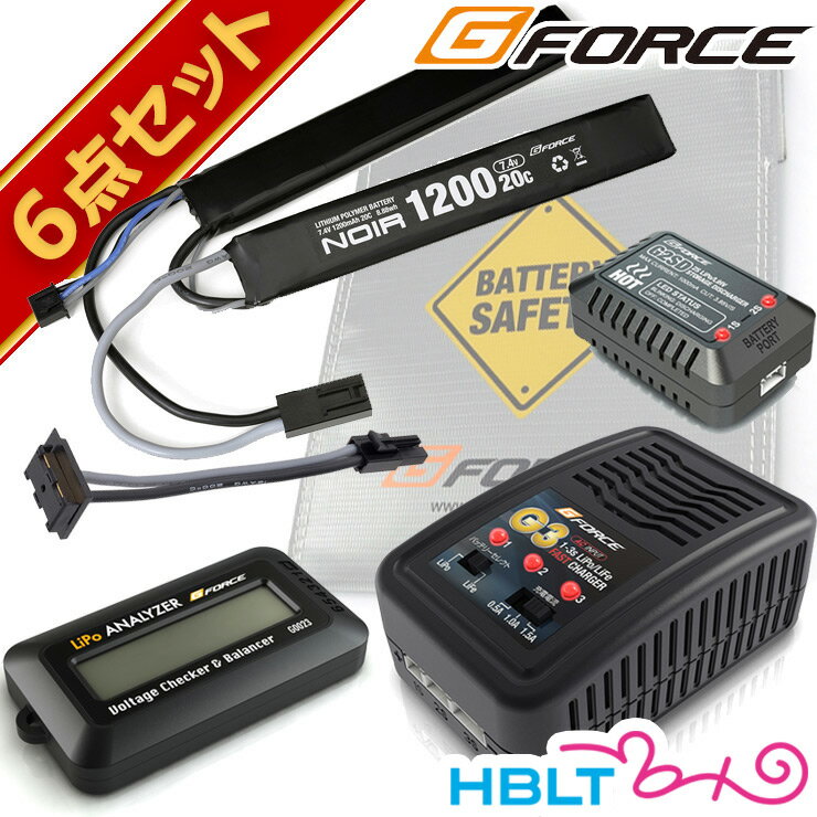 G FORCE W[tH[X Noir LiPo 7.4V 1200mAh dK SOPMOD |obe[ tZbg  G-FORCE |obe[ Zbg m[