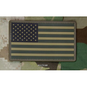 ミルスペックモンキー パッチ US FLAG 5x3（PVC） /MIL-SPEC MONKEY MSM ベルクロ ワッペン アメリカ USA 国旗 MORALE PATCH メール便 対応商品