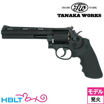 タナカワークス スモルト リボルバー ラウンドバット Ver.3 HW ブラック 6インチ（発火式 モデルガン 完成） /タナカ…