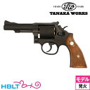 タナカワークス S&W M15 コンバット マスターピース .38spl Ver.3 HW 4インチ（発火式 モデルガン 完成 リボルバー） /タナカ tanaka SW Kフレーム スクエアパッド ミリタリー ポリス M67のBlack