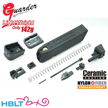 商品説明 Light−Weight Magazine Kit for MARUI G17/18C/19/22/26/34 (9mm Marking/Black)For MARUI G17(Gen3/Gen4)/18C/19/22/26/34 GBBThese parts need to be assembled by yourself!Weight : 142 g Material : Aluminum/Nylon/Steel/RubberColor : Black 【関連商品】 ・軽量マガジンキット 東京マルイ ガスブロ グロック G17 G18C G19 G22 G26 G34（50連 ロングマガジン 軽量 226g ブラック） ・軽量マガジンキット 東京マルイ ガスブロ グロック G17 G18C G19 G22 G26 G34（軽量 142g ブラック .40マーク） ・軽量マガジンキット 東京マルイ ガスブロ グロック19 G19 G26（軽量 142g ブラック） ・アルミ マガジンケース 東京マルイ ガスブロ グロック G17 G18C G19 G22 G26 G34（50連 ロングマガジン 軽量175g FDE デザート TAN Cerakote） ・アルミ マガジンケース 東京マルイ ガスブロ グロック G17 G18C G19 G22 G26 G34（50連 ロングマガジン 軽量175g ブラック） ・アルミ マガジンケース & ベースセット 東京マルイ ガスブロ グロック19 G19（ブラック） ・アルミ マガジンケース 東京マルイ ガスブロ グロック G17 G18C G19 G22 G26 G34（軽量92g FDE デザート TAN Cerakote 9mmマーク） ・アルミ マガジンケース 東京マルイ ガスブロ グロック G17 G18C G19 G22 G26 G34（軽量92g FDE デザート TAN Cerakote .40マーク） ・アルミ マガジンケース 東京マルイ ガスブロ グロック G17 G18C G19 G22 G26 G34（軽量92g ブラック 9mmマーク） ・アルミ マガジンケース 東京マルイ ガスブロ グロック G17 G18C G19 G22 G26 G34（軽量92g ブラック .40マーク） JAN 4711225764054メーカー型番 GLK-146(A)BK メーカー希望小売価格はメーカーカタログに基づいて掲載しています