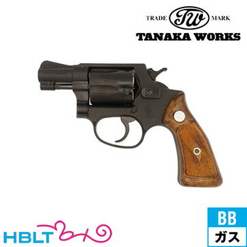 タナカワークス S&W Pre－M36 スクエアバット ジョーカーモデル チーフスペシャル Ver.2 HW ブラック 2 インチ（ガスガン リボルバー 本体） /タナカ tanaka SW Jフレーム M36 Chiefs Special square Butt 'Joker