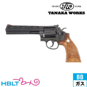 タナカワークス スモルト リボルバー スクエアバット Ver.3 HW ブラック 6 インチ（ガスガン リボルバー 本体） /タナカ tanaka Smolt Revolver スマイソン Smython SW COLT S W コルト ハイブリッド PYTHON パイソン M19 Kフレーム