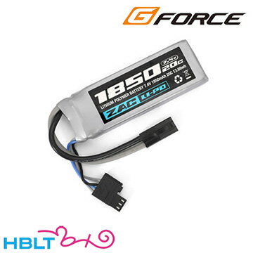 G−FORCE ZAC リポバッテリー 7.4V 1850mAh ミニS互換サイズ /ジーフォース LiPo Li−Po