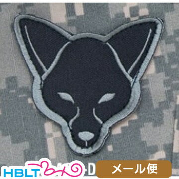 パッチ MSM ミルスペックモンキー Fox Head（刺繍） メール便 対応商品/ベルクロ パッチ フォックス 狐 ワッペン サバゲ 装備 MIL-SPEC MONKEY サバゲー