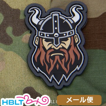 ミルスペックモンキー パッチ VIKING HEAD 1（PVC） メール便 対応商品/MIL-SPEC MONKEY MSM ワッペン ベルクロ バイキング ヴァイキング 顔 MORALE PATCH