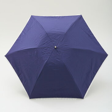 【UVカット100%生地×ショートワイド傘】【晴雨兼用傘・日傘】ハートレース丸ミニ(ネイビー) 50cm(丸ミニ)UVカット/遮熱/レディース/折りたたみ傘/コンパクト&運びやすい/大きい傘/使いやすい/運びやすい雨傘