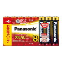 パナソニック アルカリ乾電池 単4形 8P LR03XJ/8SW
