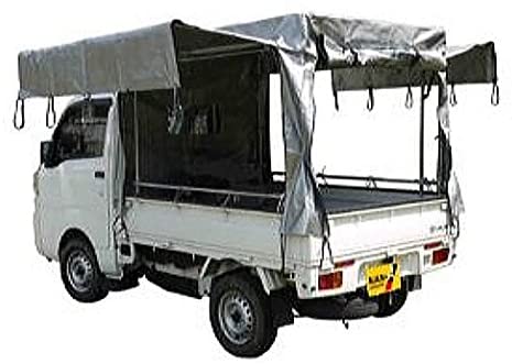 南栄工業 軽トラック幌セット KH-7 SVU 3面開閉可能 (左右扉跳ね上げ/後方扉巻き上げ)