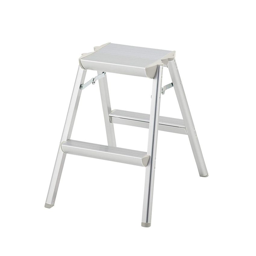 【法人様限定】長谷川工業 アルミ踏台 天板幅広 2段 SEW-6a 踏み台 アルミ コンパクト 安定 軽量